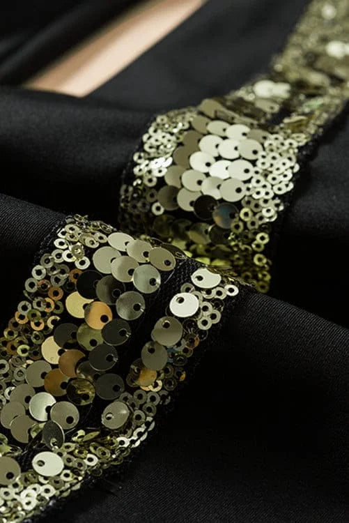 Sequin High Waist Pants
