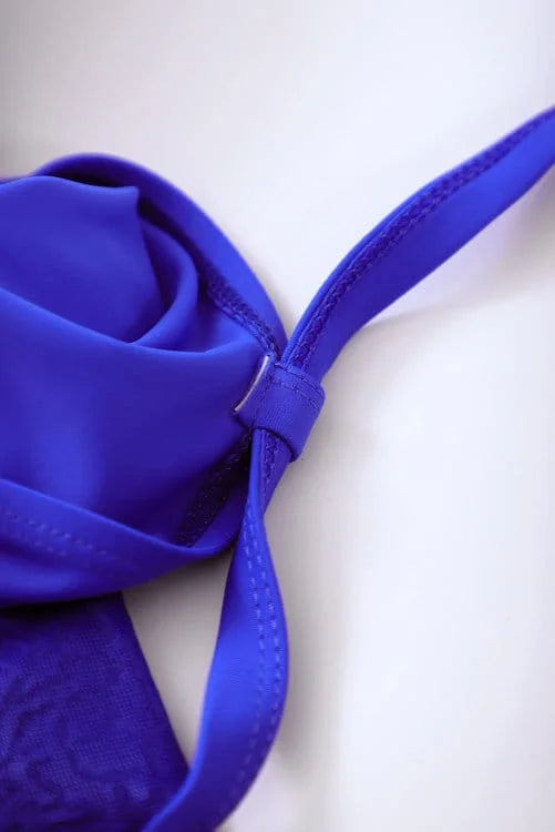 Surplice Ruffle One Piece Swimsuit