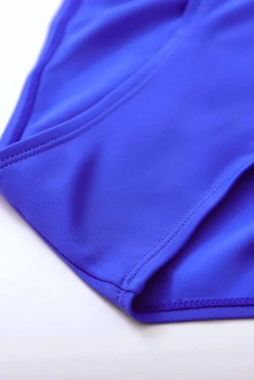 Surplice Ruffle One Piece Swimsuit