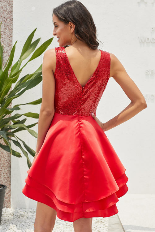 Heart Broken Sequin Skater Dress