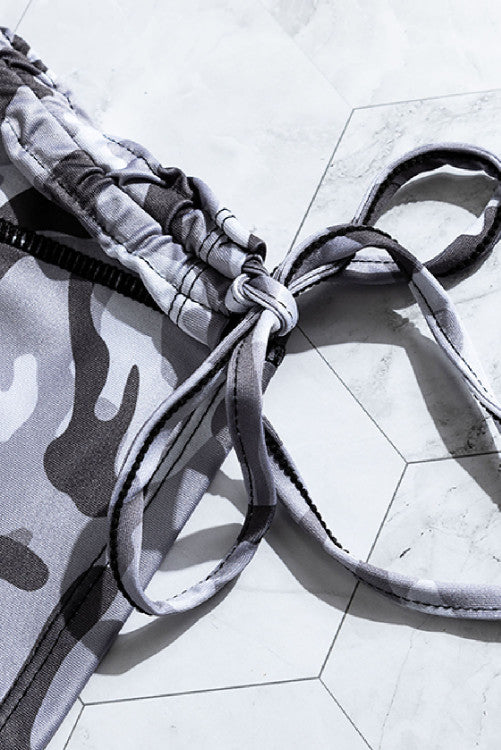 Camo High Waist Fitness Yoga Shorts