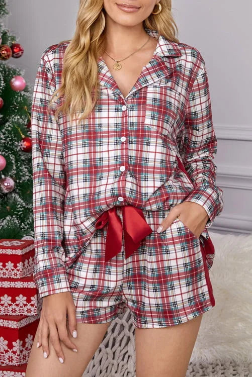 Plaid Pajama Set