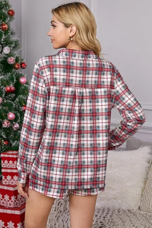 Plaid Pajama Set