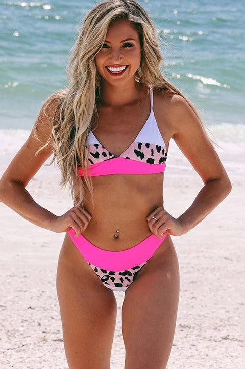 Women’s Leopard Print Bikini Set