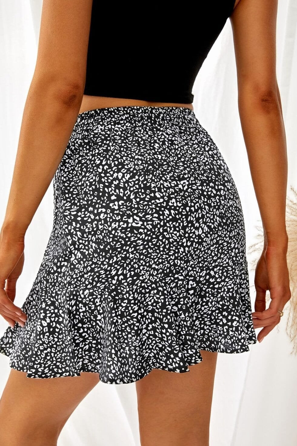 Animal Print Mini Skirt