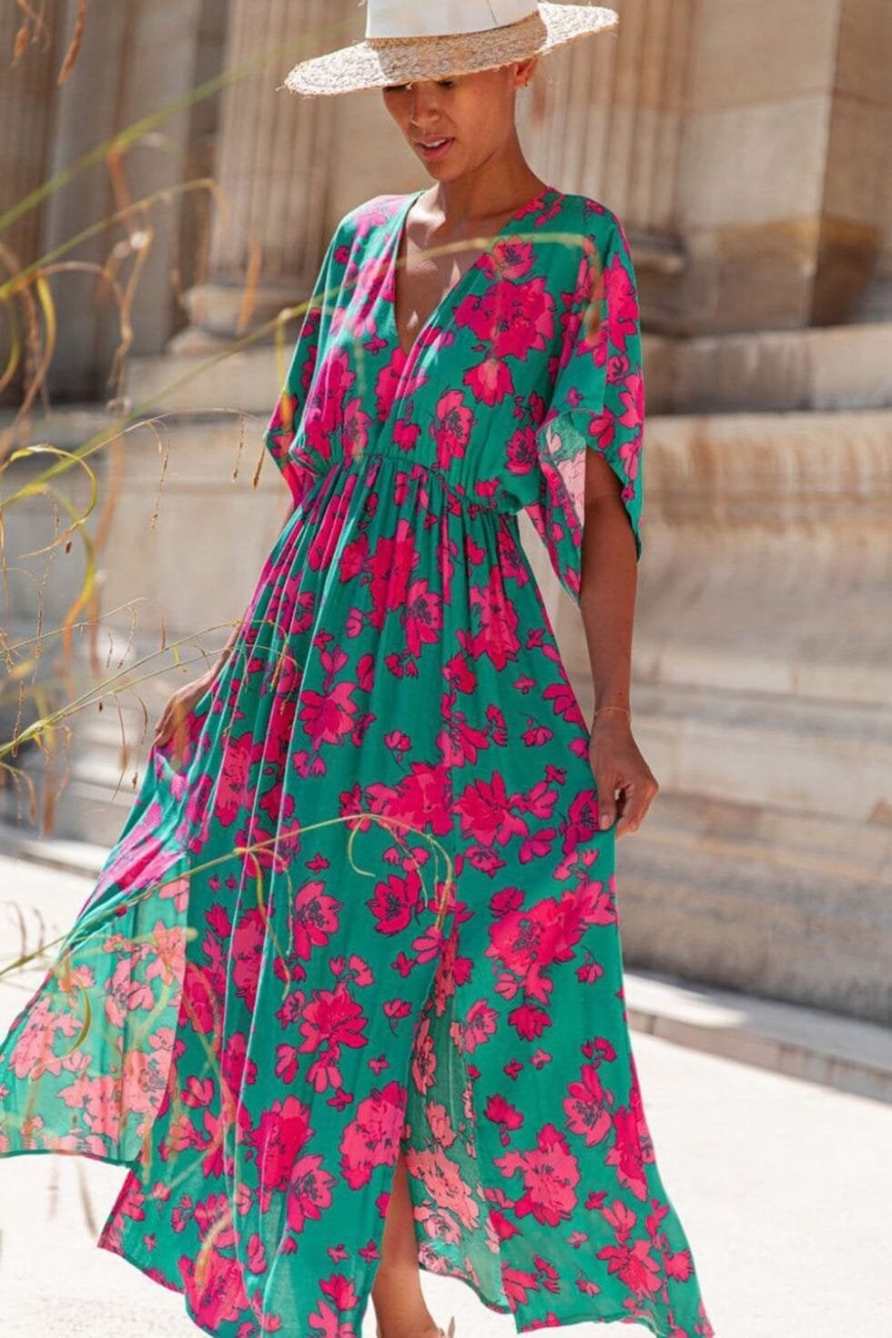 Ashwem Split Maxi Dress