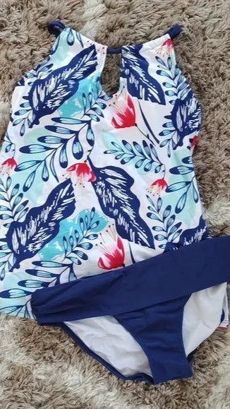 Plant Print Tankini