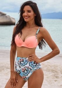 Buy swimwear for women at a store.
