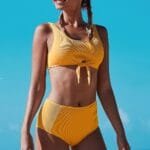 Buy swimwear for women at a store.