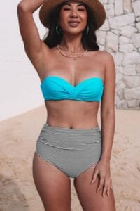 Buy swimwear for women at a store.