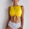 Buy swimwear for women at a store.