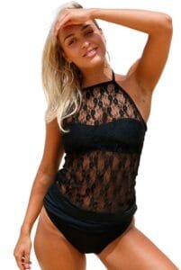 Buy swimwear for women at a store.