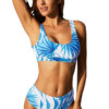 Angel Croshet Tropical High Waist Bikini