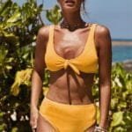 Buy swimwear for women at a store.