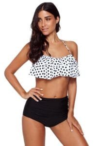Buy swimwear for women at a store.