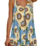 Angel Croshet Sunflower Cami Dress