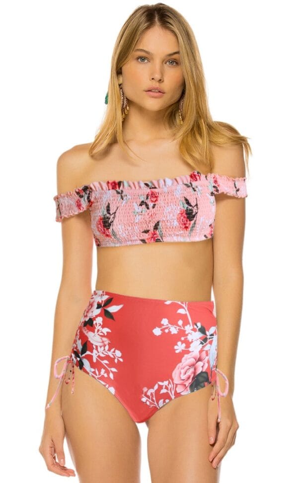 Buy swimwear for women at a store.