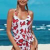 Buy swimwear for women at a store.