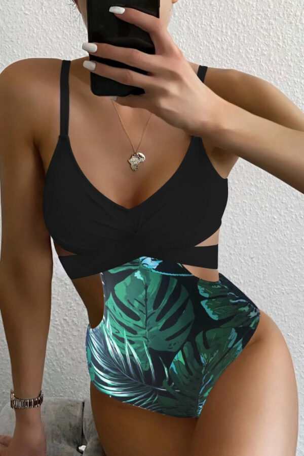 Angel Croshet Tropical Twisted Monokini