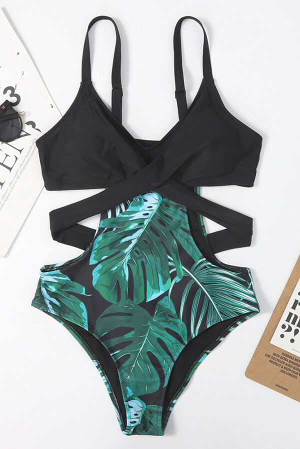 Angel Croshet Tropical Twisted Monokini