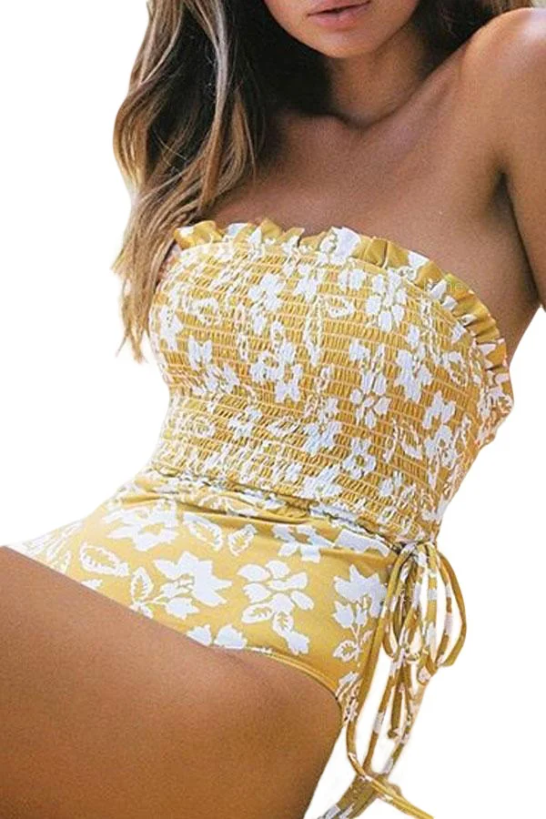 Buy swimwear for women at a store.