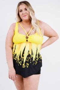 Buy swimwear for women at a store.
