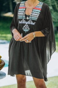 Buy swimwear for women at a store.