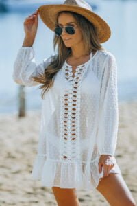 Buy swimwear for women at a store.
