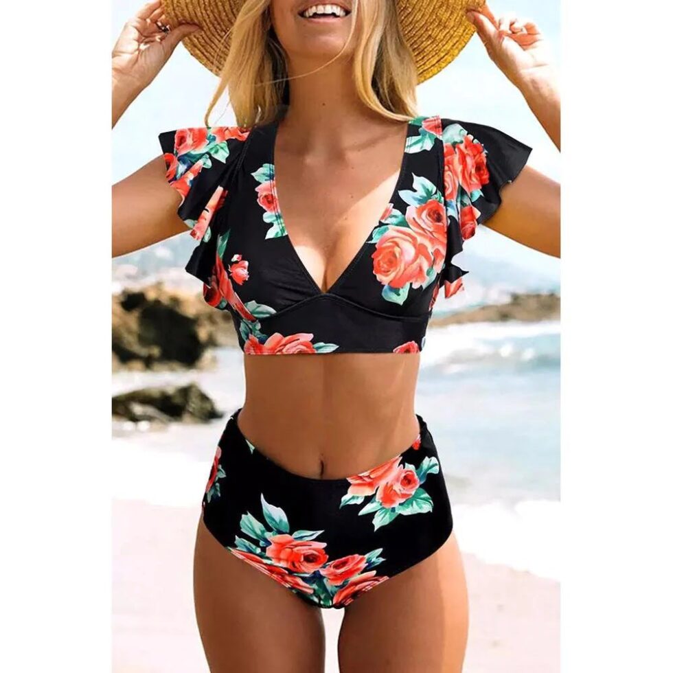 Buy swimwear for women at a store.