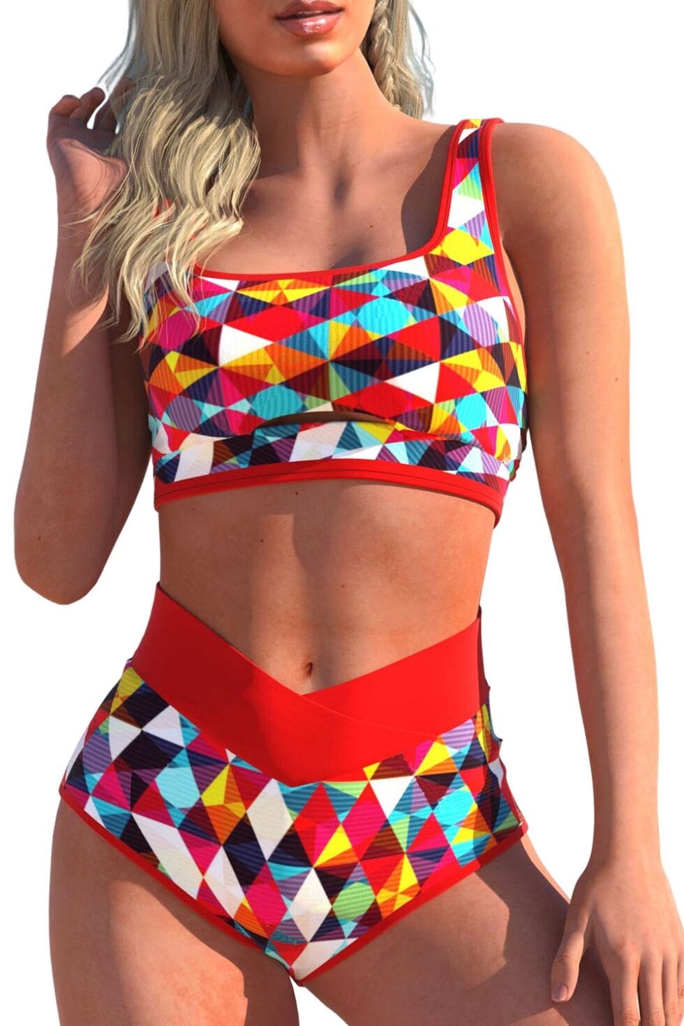 Buy swimwear for women at a store.