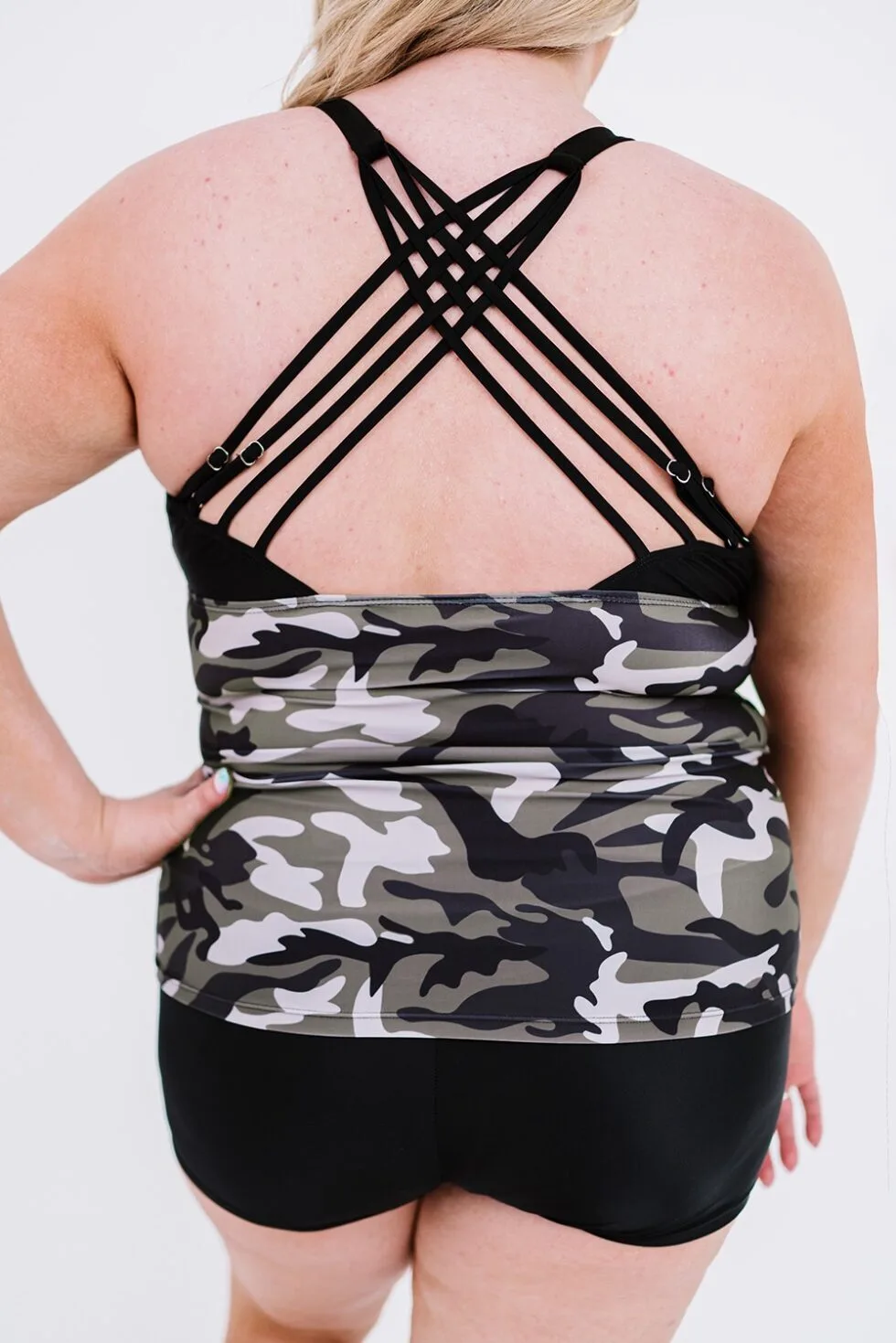Buy swimwear for women at a store.