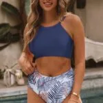 Buy swimwear for women at a store.