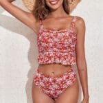Buy swimwear for women at a store.