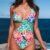 Angel Croshet Leopard Kiss Cutout Swimsuit