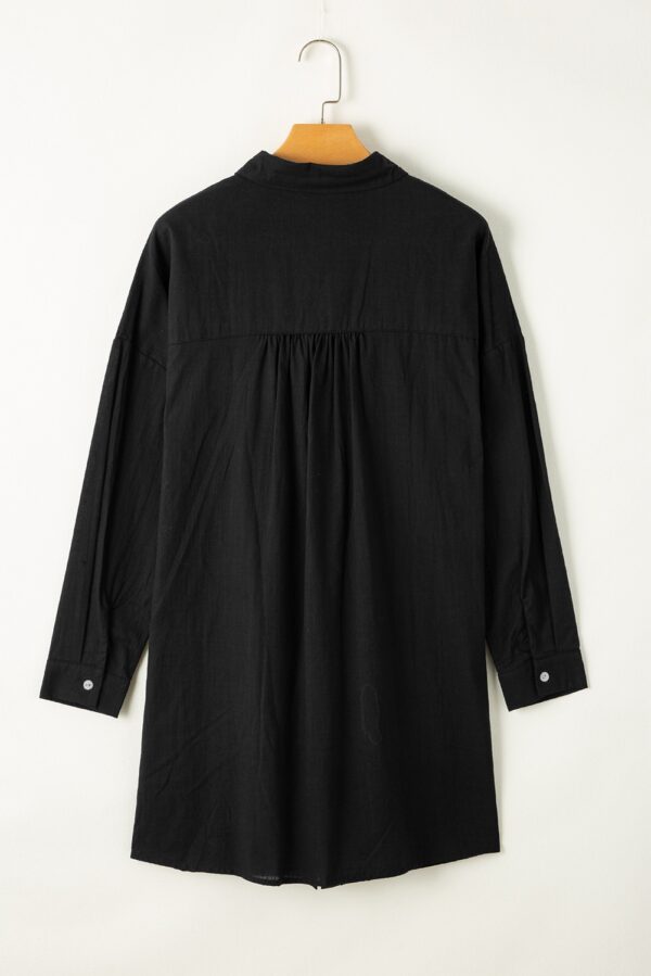 Angel Croshet Oversized Shirt Coverup