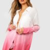 Introducing our Ombre Oversized Beach Shirt for women, the ultimate summer essential for beach-loving fashionistas like you. It a fantastic beachwear for women.