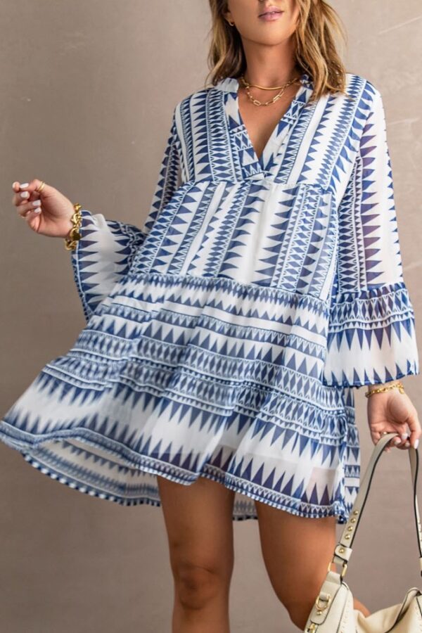 Summer Tunic Mini Dress Resort style