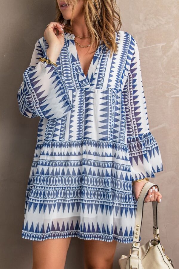 Summer Tunic Mini Dress Resort style