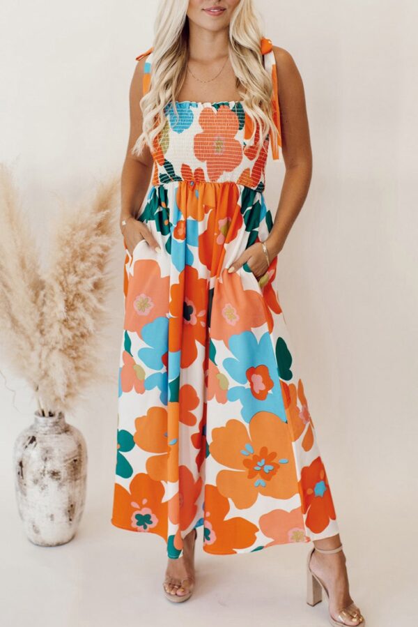 Angel Croshet Floral Dreams Maxi Dress