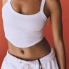 Athletic Ribbed Crop Top