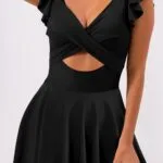 Cutout One Piece Swimdress